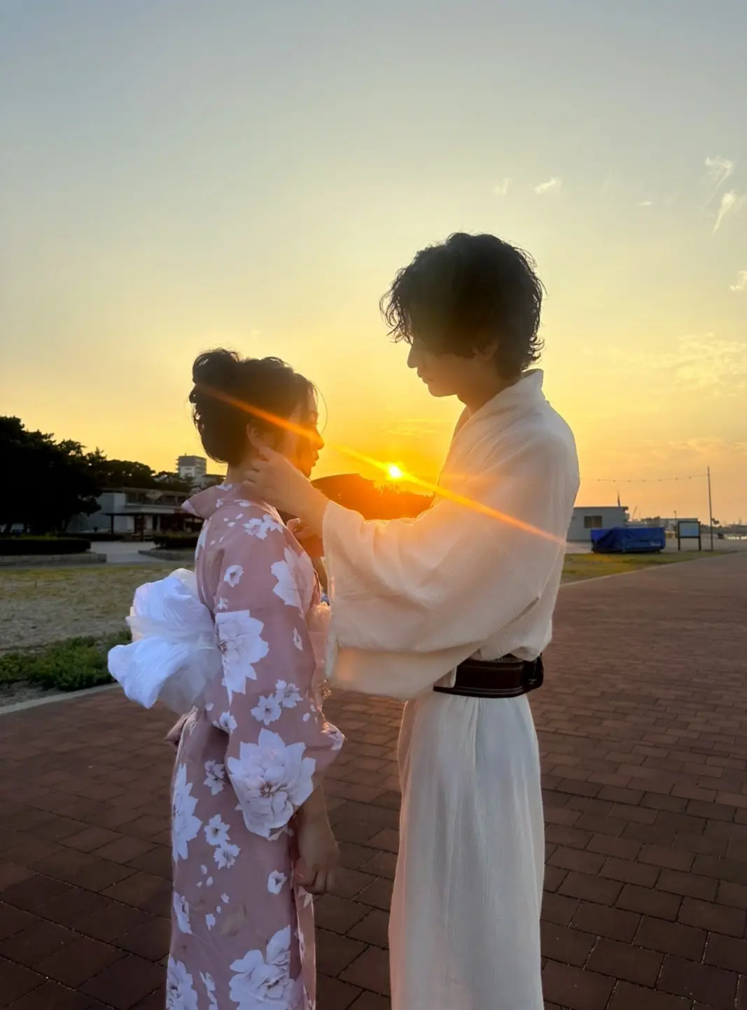 日の出ロケ撮影♡