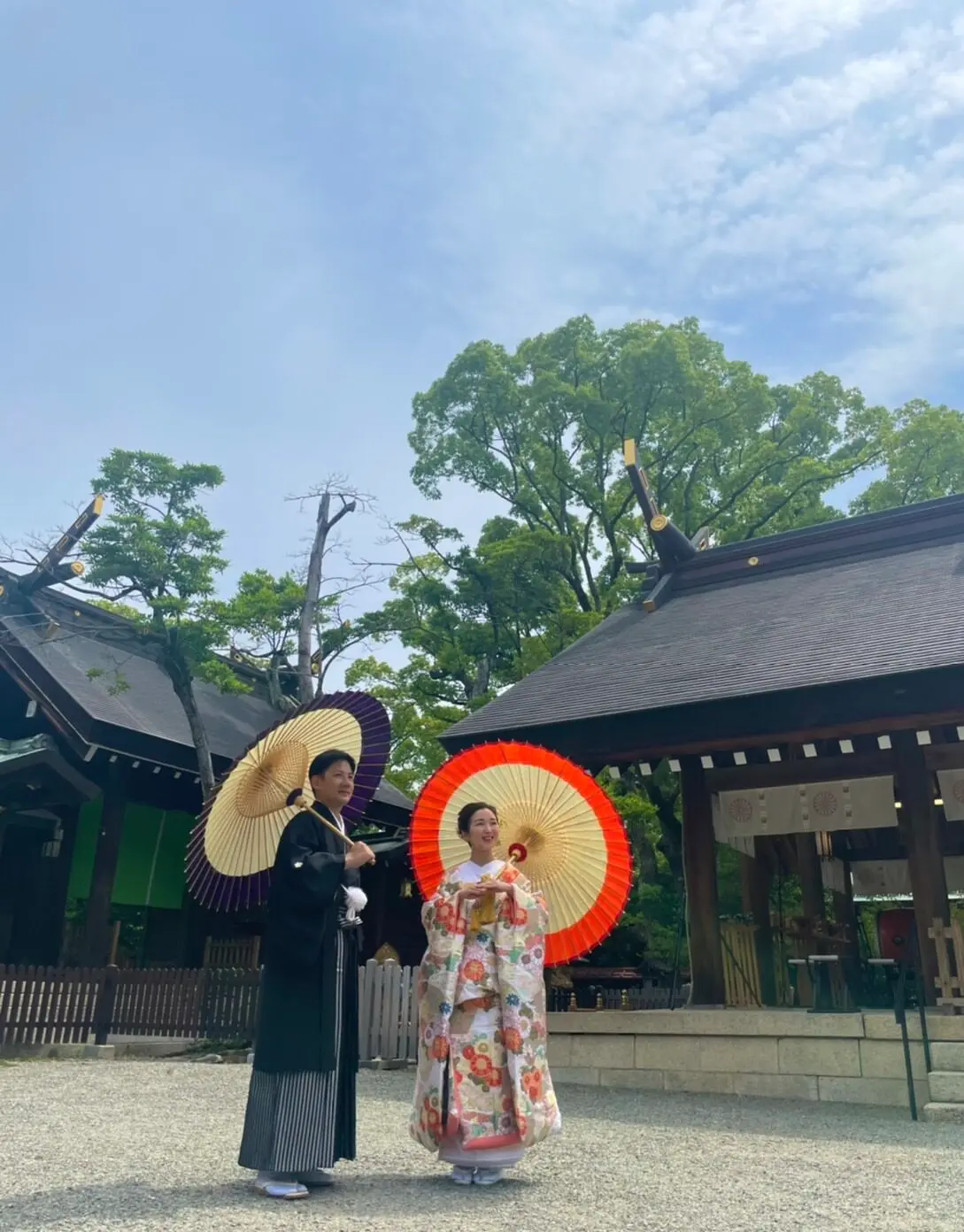 大鳥神社での和装婚礼