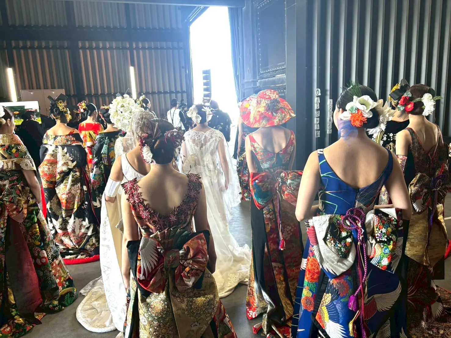 大阪・関西万博にてヘアメイク