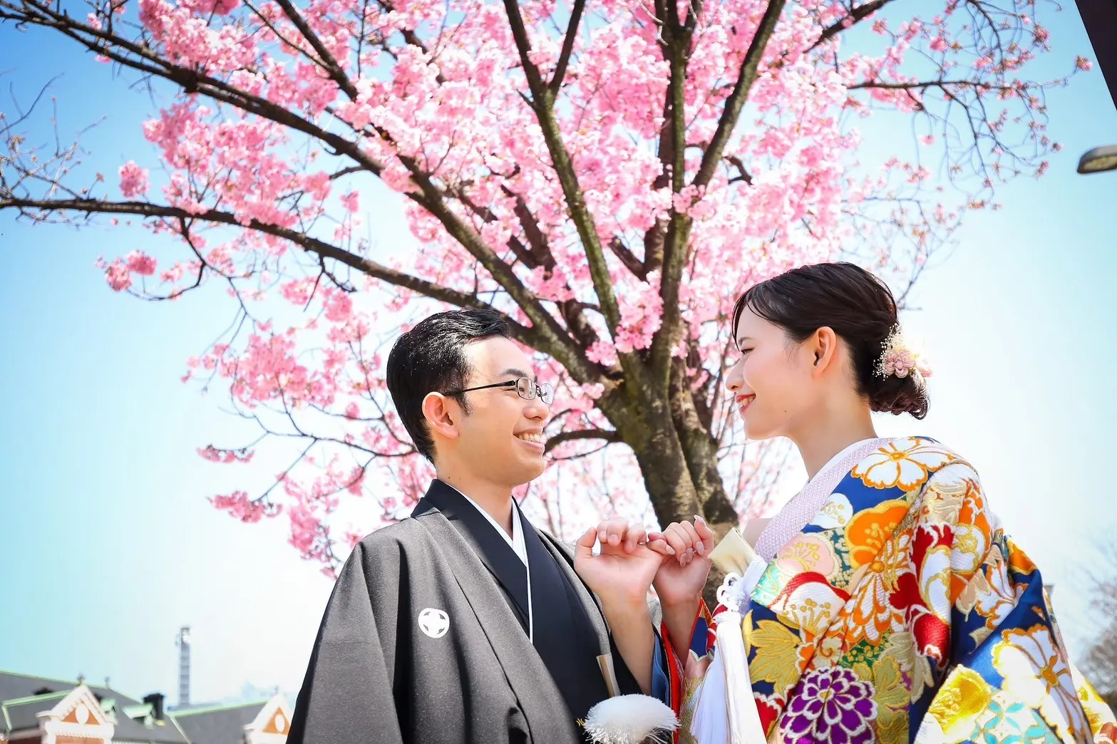 春の婚礼ヘアメイク❀