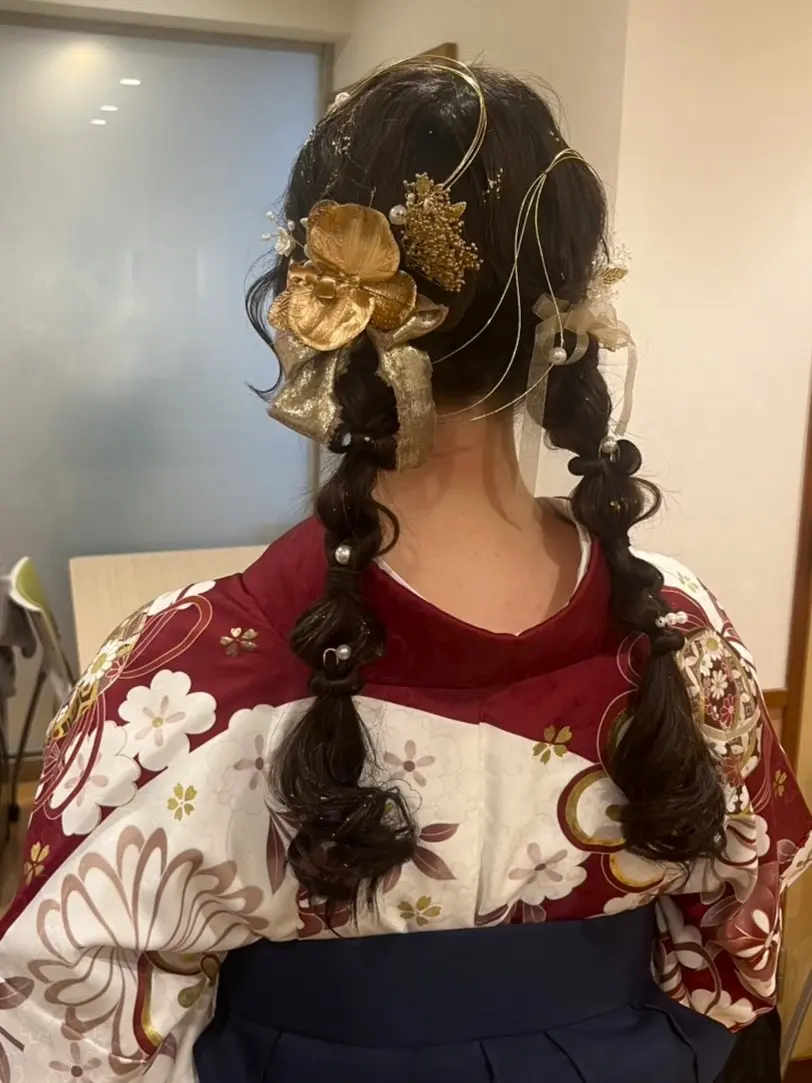 卒業式ヘアセットpart2☆