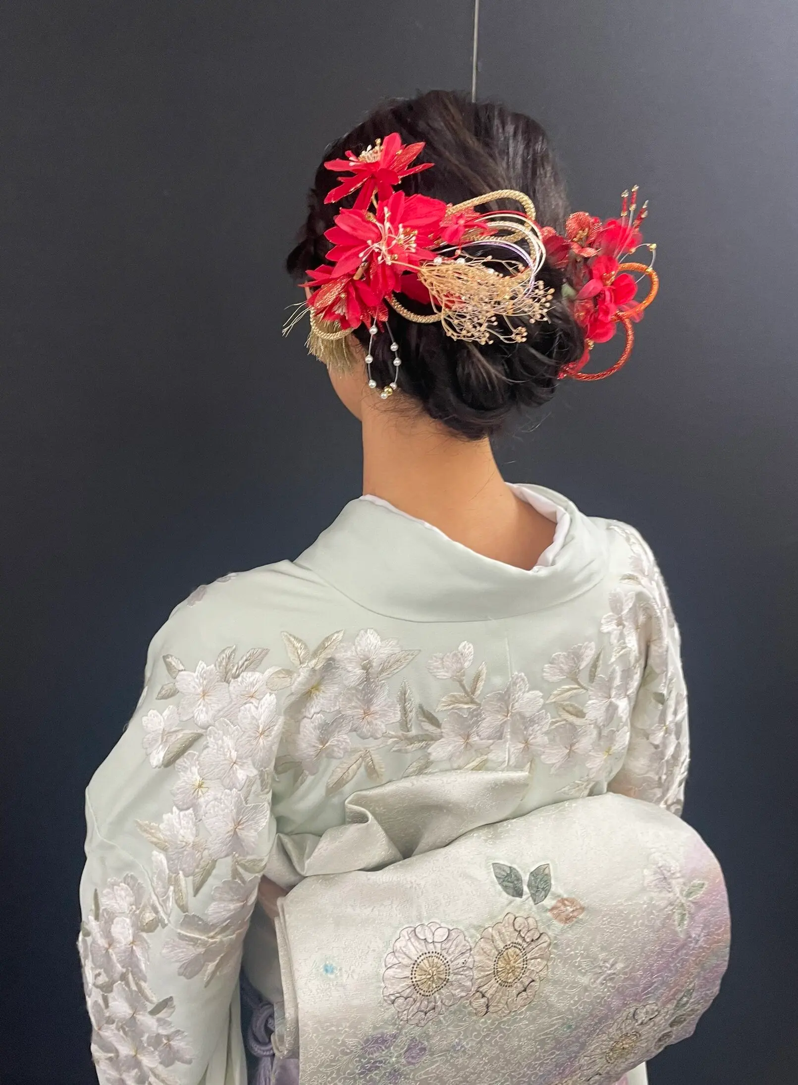 呉服店でのヘアセット♪