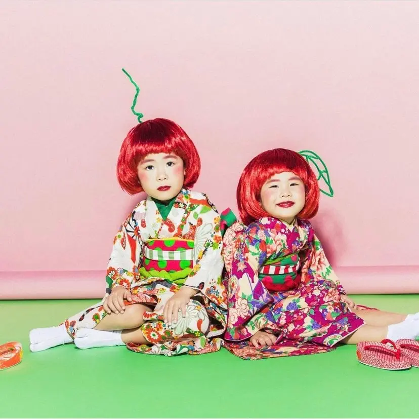 七五三さくらんぼ姉妹ちゃん♡