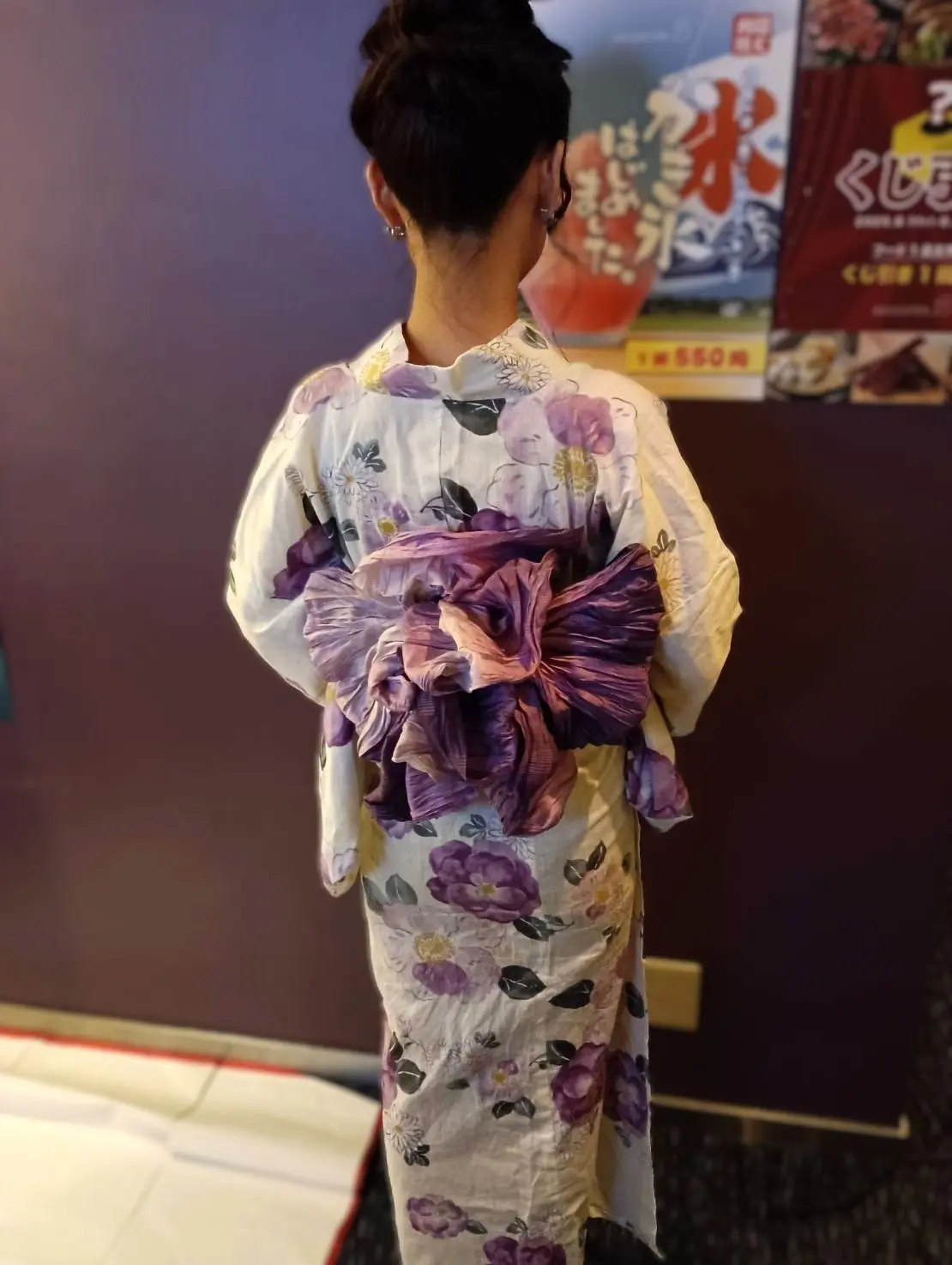  夏の浴衣とヘアセット