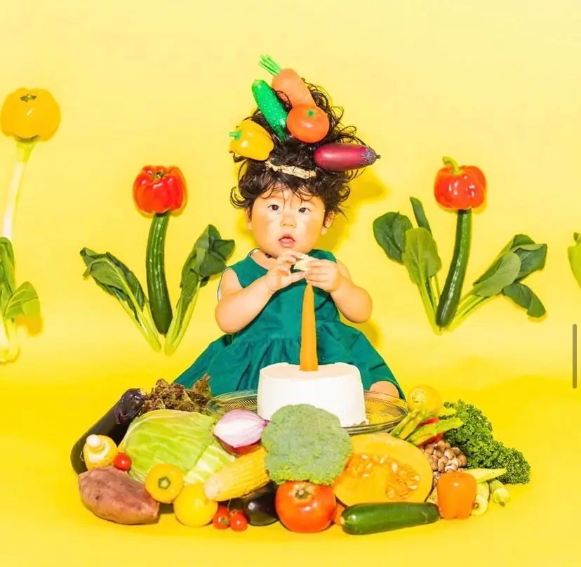 七五三のお野菜ちゃん♡