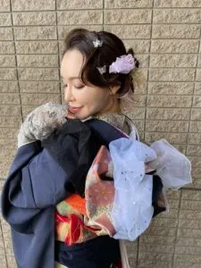 KIMONO × HAIR MAKE
