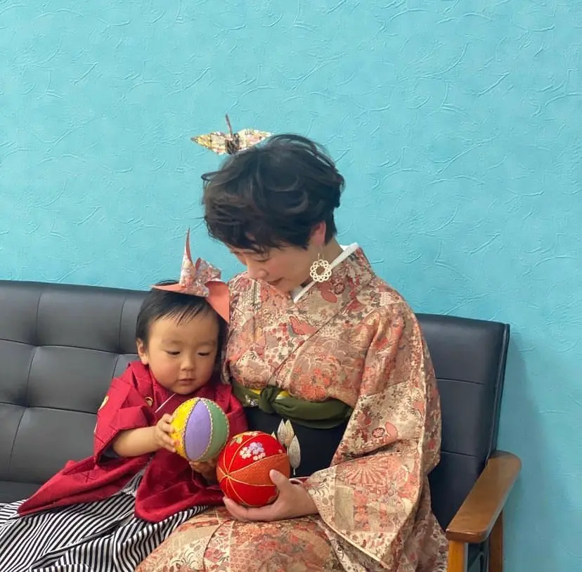 親子で七五三撮影