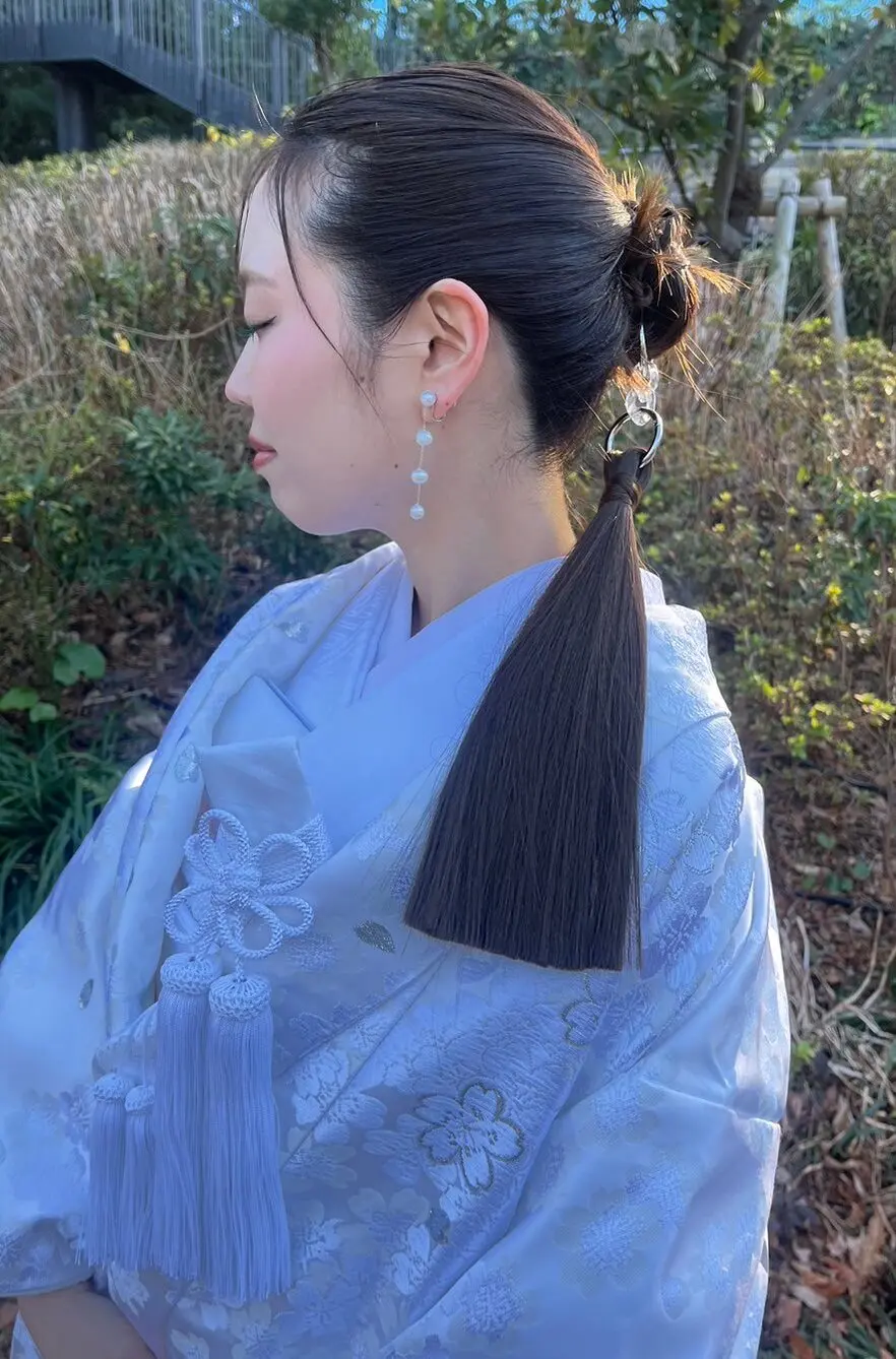 ポニーテールリング＆トレンドのカチモリアレンジ♡