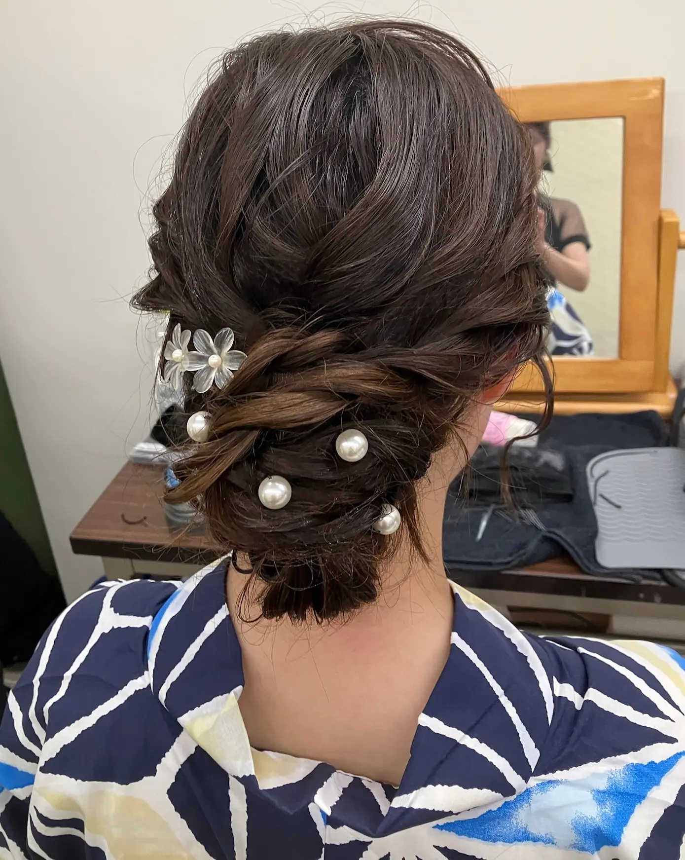 浴衣イベントのヘアセット♡
